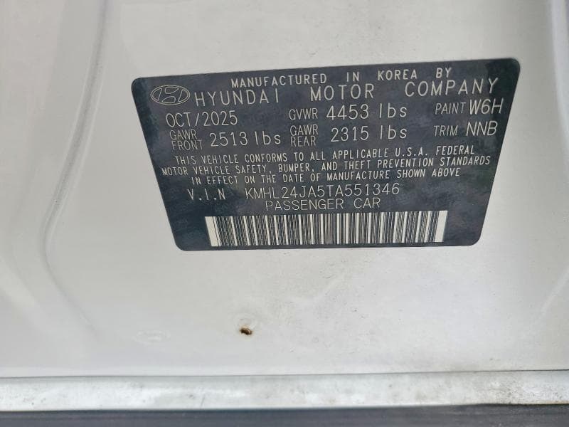 2026 HYUNDAI SONATA SE 12