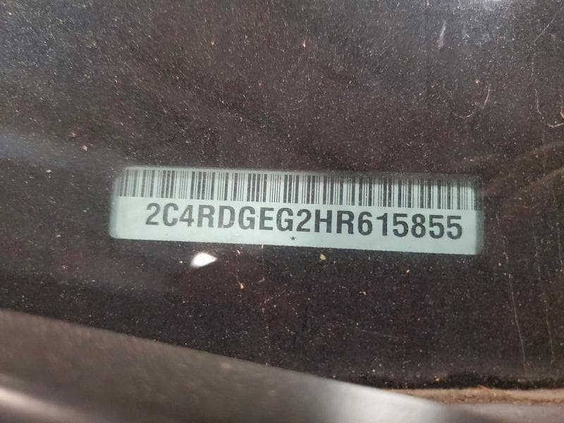2017 DODGE GRAND CARAVAN GT 12
