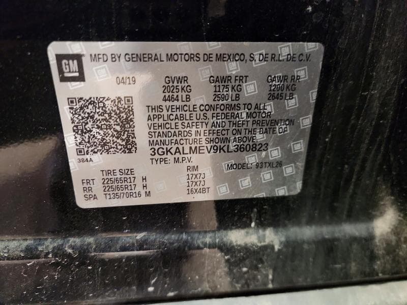 2019 GMC TERRAIN SLE 13