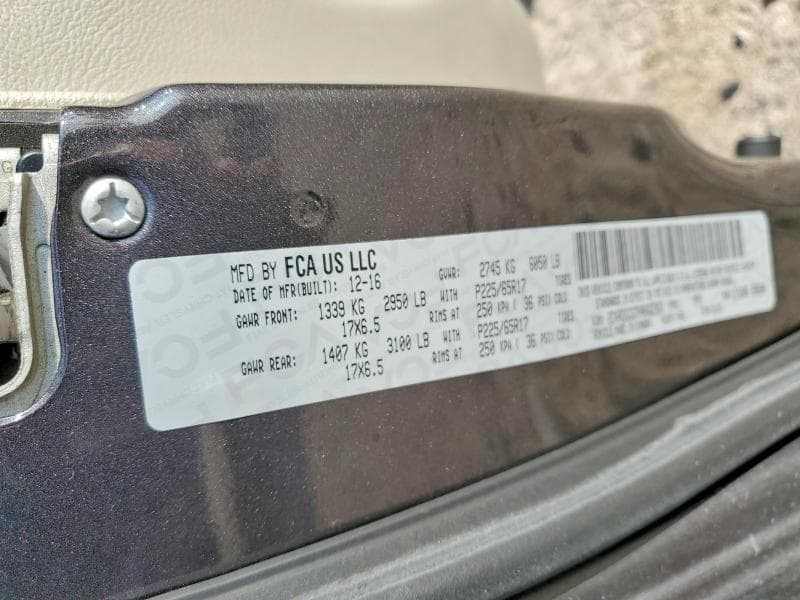 2017 DODGE GRAND CARAVAN SXT 13
