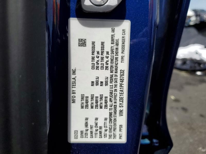 2023 TESLA MODEL 3 13