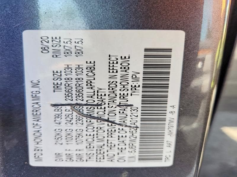 2020 HONDA CR-V EX 13