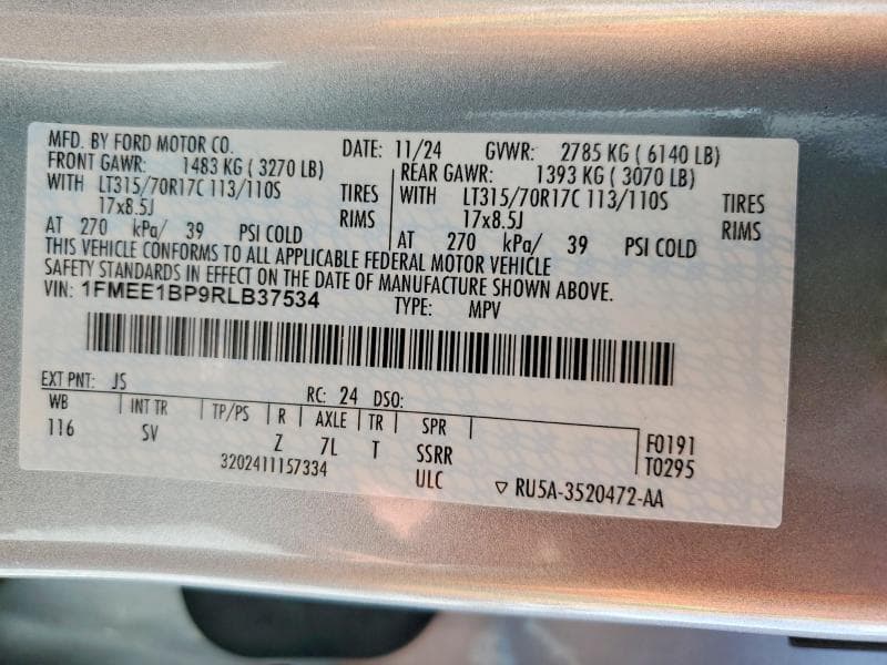 2024 FORD BRONCO BLACK DIAMOND 14