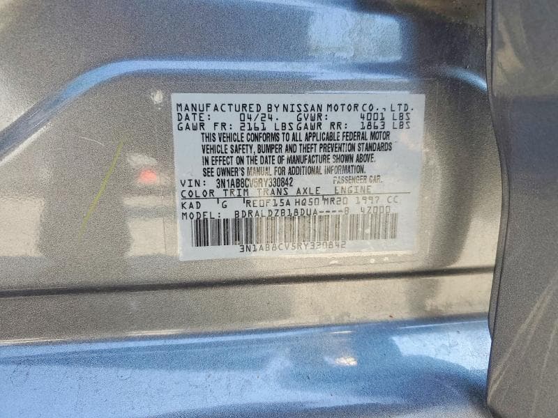2024 NISSAN SENTRA SV 13