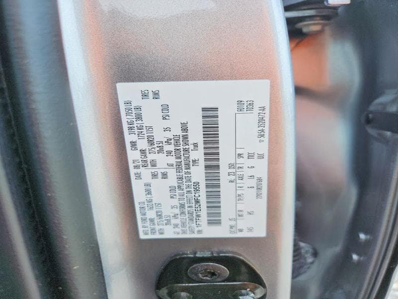 2021 FORD F150 SUPERCREW 12