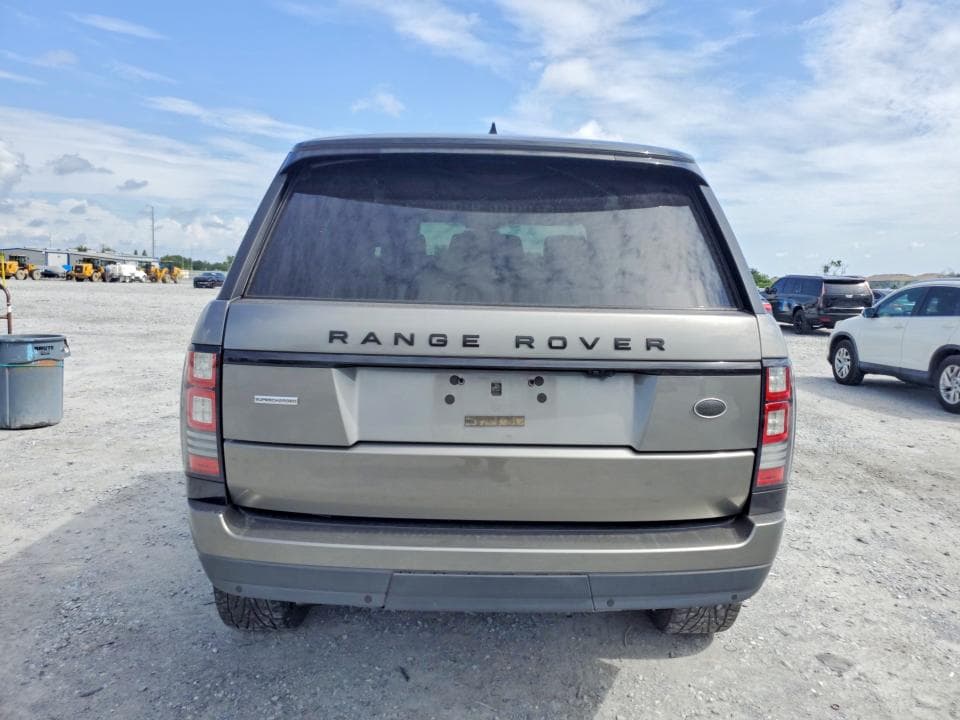 2017 LAND ROVER RANGE ROVER SUPERCHARGED 6