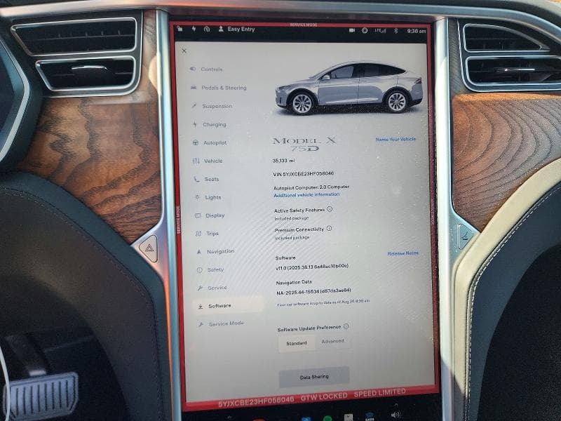 2017 TESLA MODEL X 9