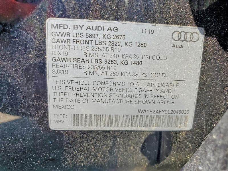 2020 AUDI Q5 E PREMIUM PLUS 14