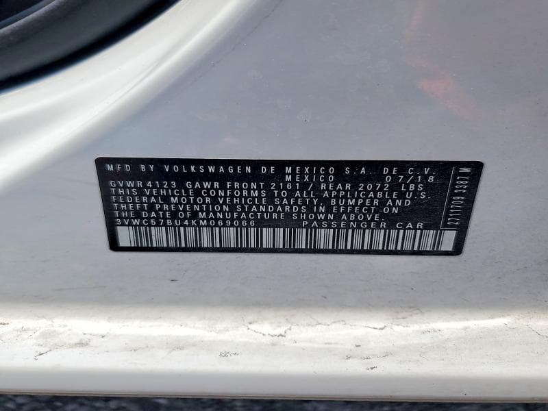 2019 VOLKSWAGEN JETTA S 12