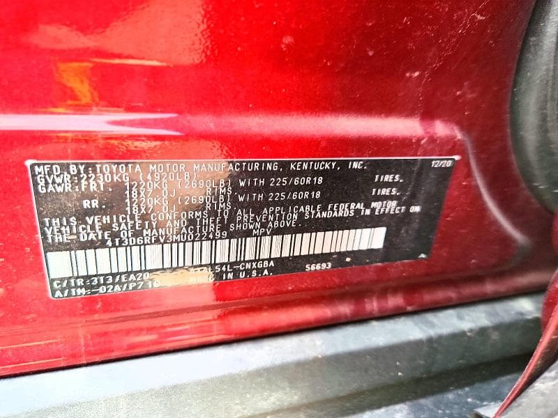 2021 TOYOTA RAV4 LIMITED 13