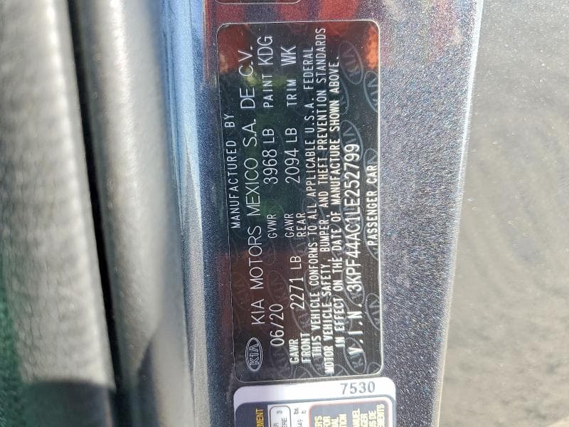 2020 KIA FORTE GT 12
