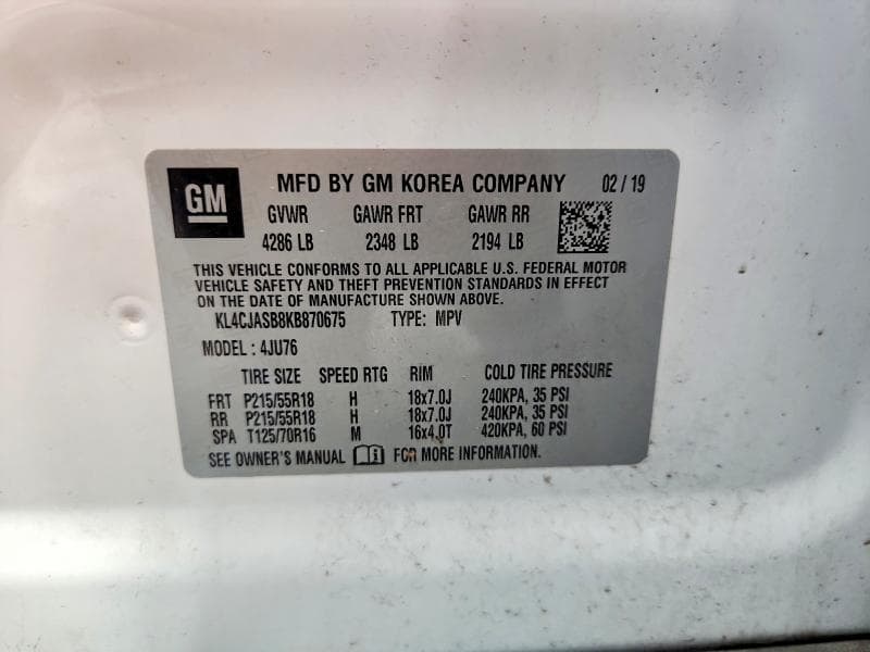 2019 BUICK ENCORE PREFERRED 12
