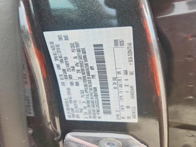 2018 FORD ESCAPE SE 13