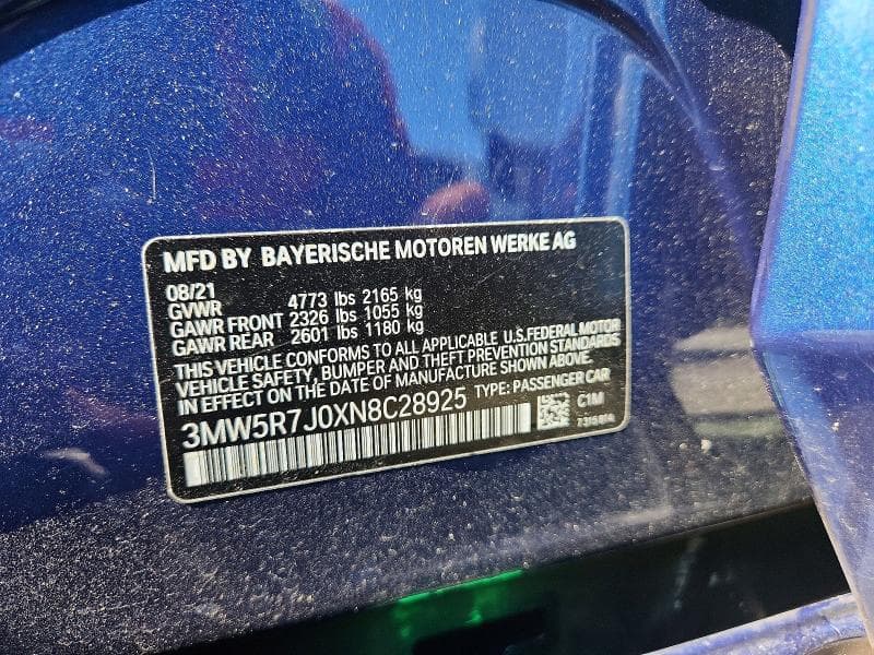 2022 BMW 330XI 12