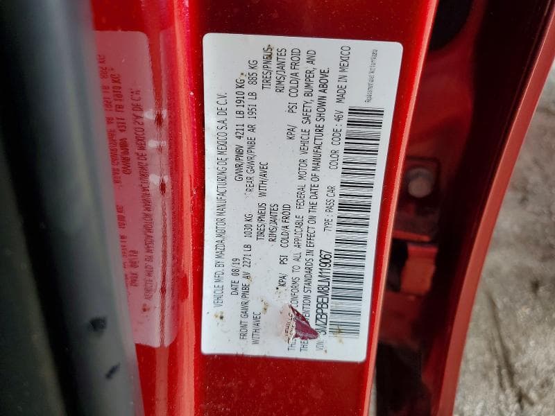 2020 MAZDA 3 PREMIUM 12