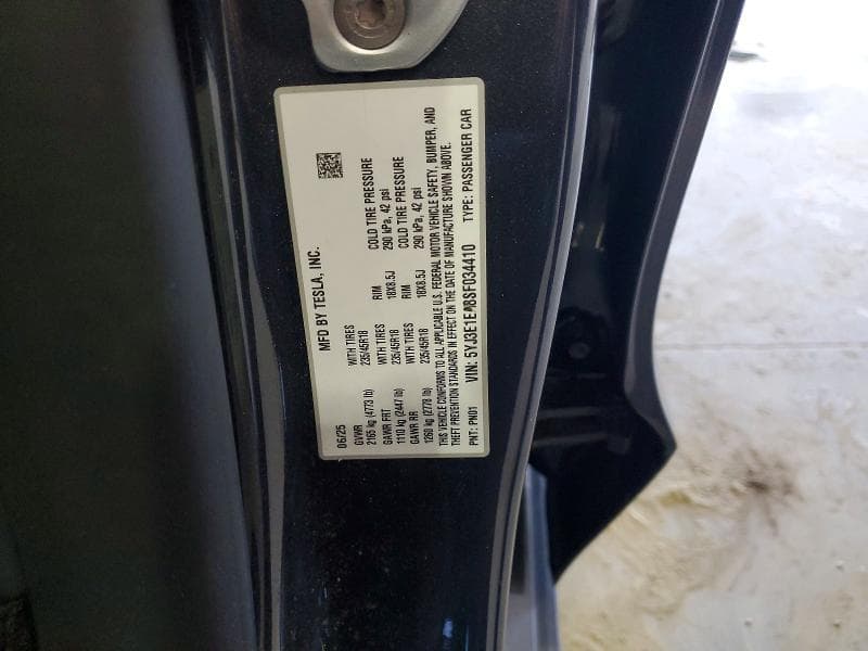 2025 TESLA MODEL 3 13