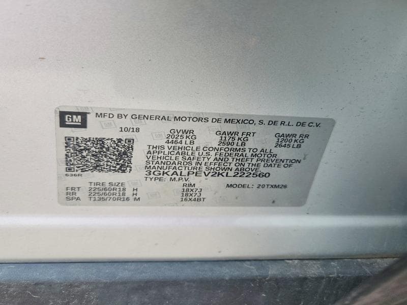 2019 GMC TERRAIN SLT 13