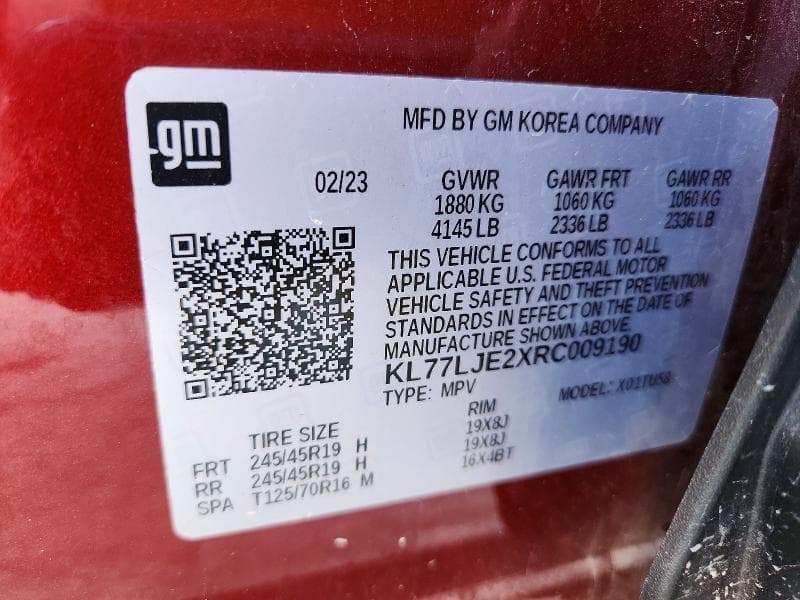 2024 CHEVROLET TRAX 2RS 13