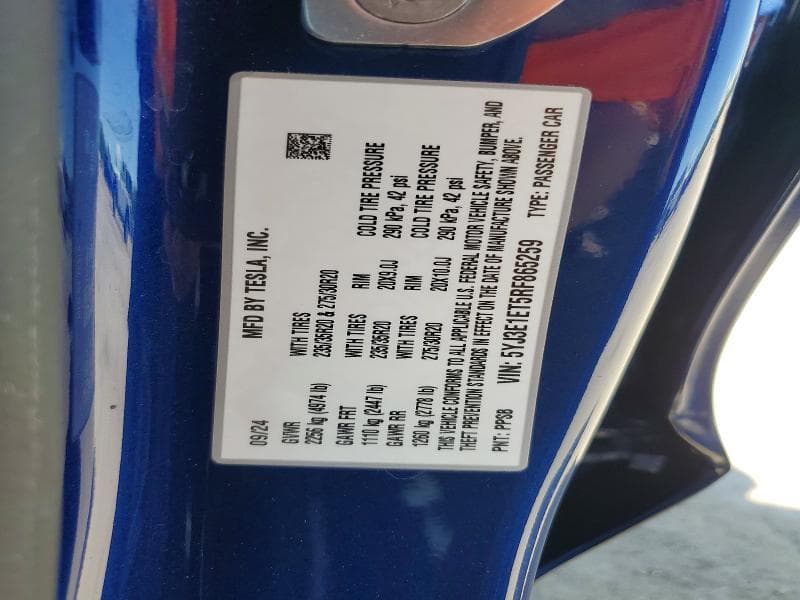 2024 TESLA MODEL 3 12