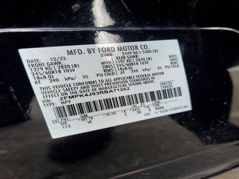 2024 FORD EDGE SEL 14