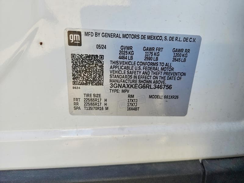 2024 CHEVROLET EQUINOX LT 13