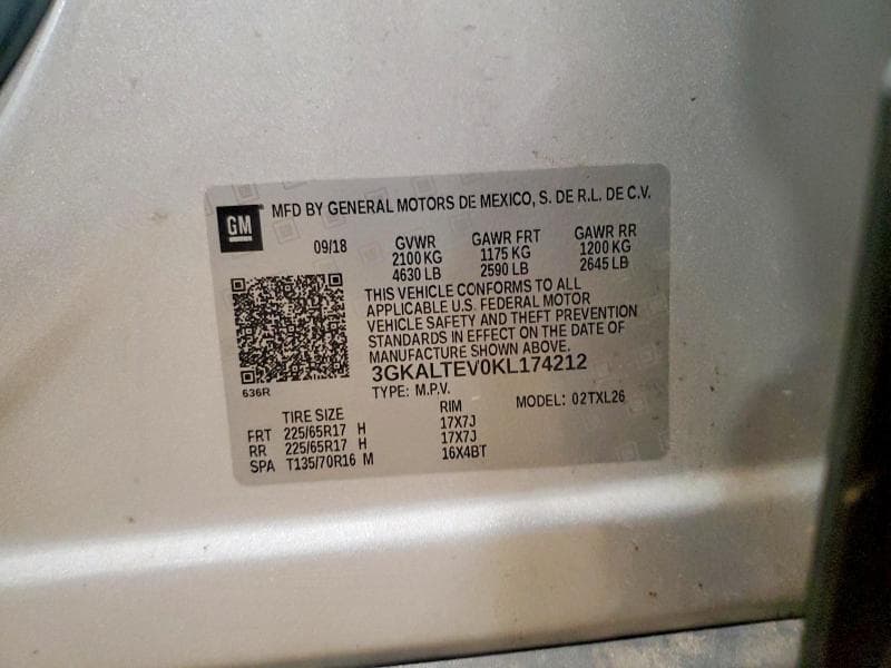 2019 GMC TERRAIN SLE 12