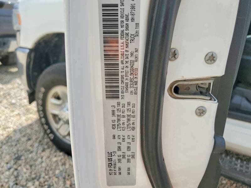 2019 RAM 2500 TRADESMAN 12