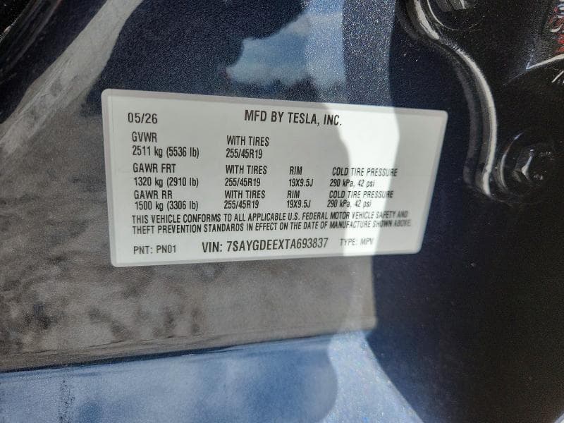 2026 TESLA MODEL Y 12