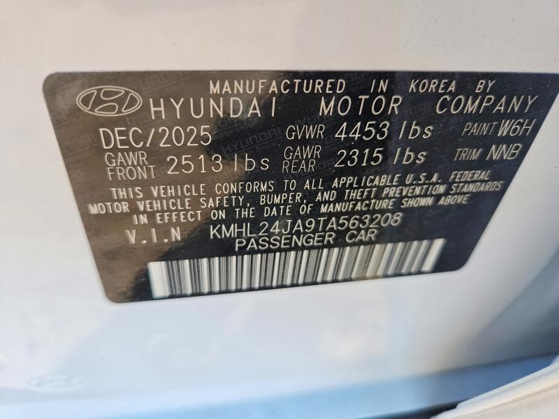 2026 HYUNDAI SONATA SE 12