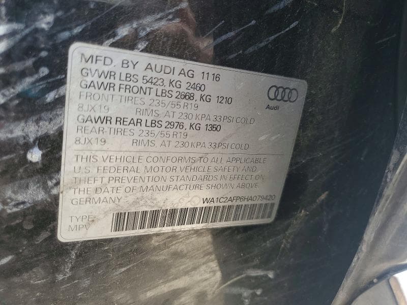 2017 AUDI Q5 PREMIUM 13
