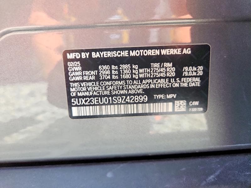 2025 BMW X5 XDRIVE40I 13