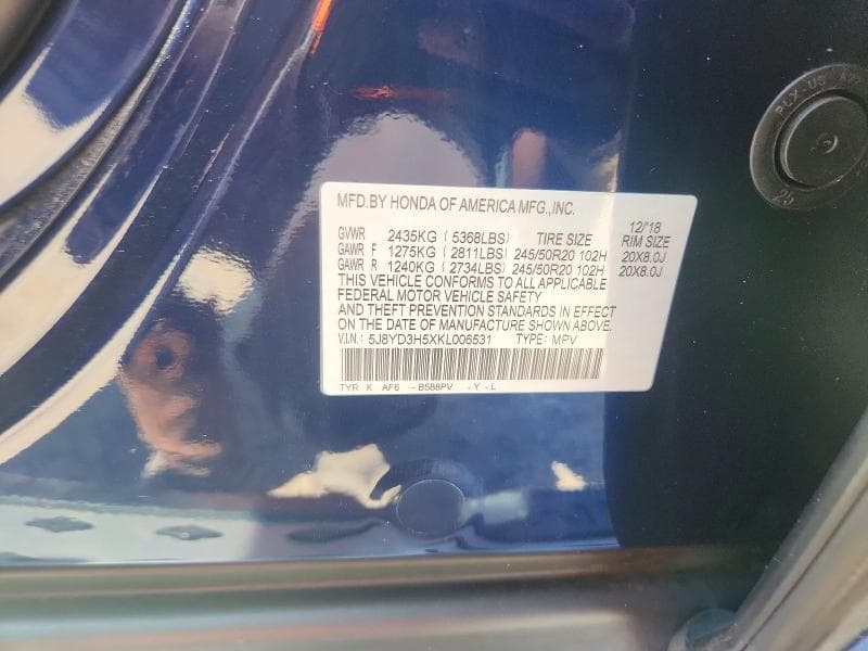 2019 ACURA MDX TECHNOLOGY 13