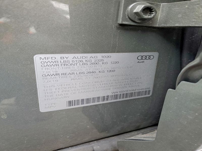 2021 AUDI Q3 PREMIUM PLUS S LINE 45 12