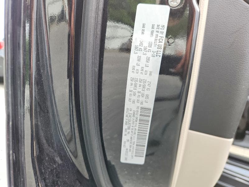 2018 CHRYSLER PACIFICA LIMITED 13