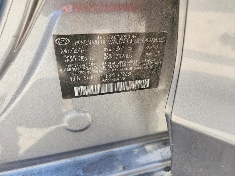 2019 HYUNDAI ELANTRA SEL 12