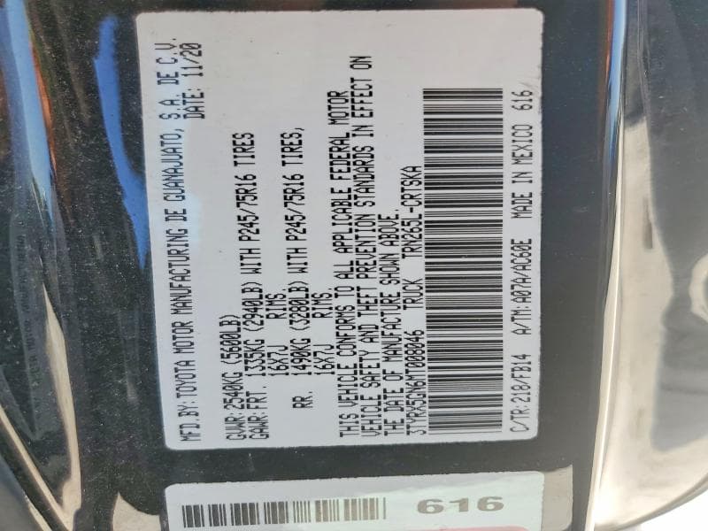 2021 TOYOTA TACOMA SR 12