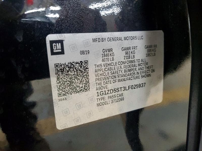 2020 CHEVROLET MALIBU LT 12