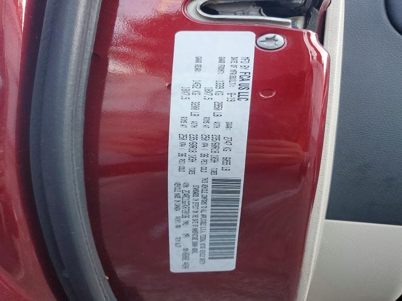 2019 CHRYSLER PACIFICA LIMITED 13