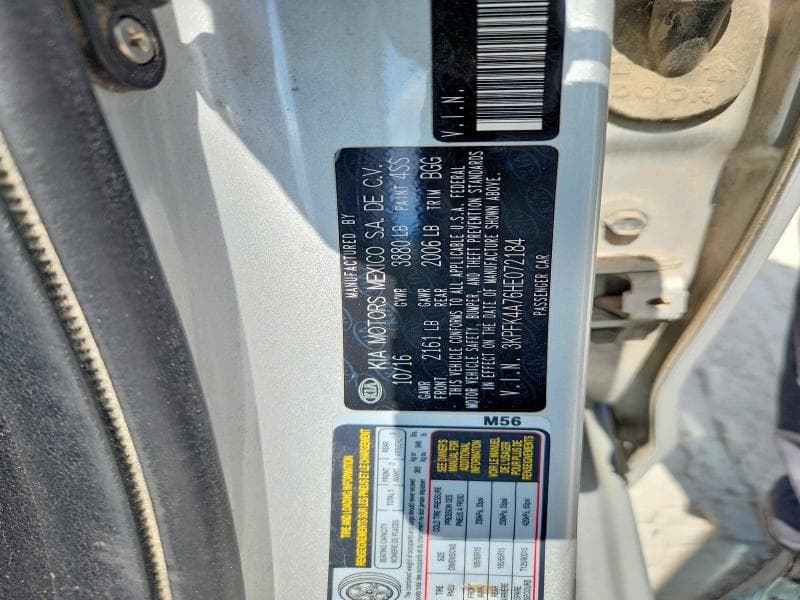 2017 KIA FORTE LX 12