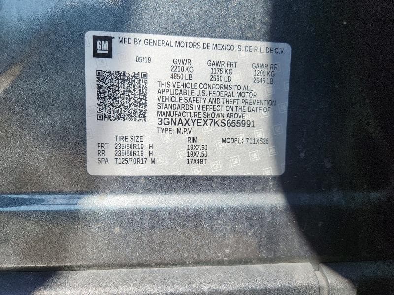 2019 CHEVROLET EQUINOX PREMIER 14