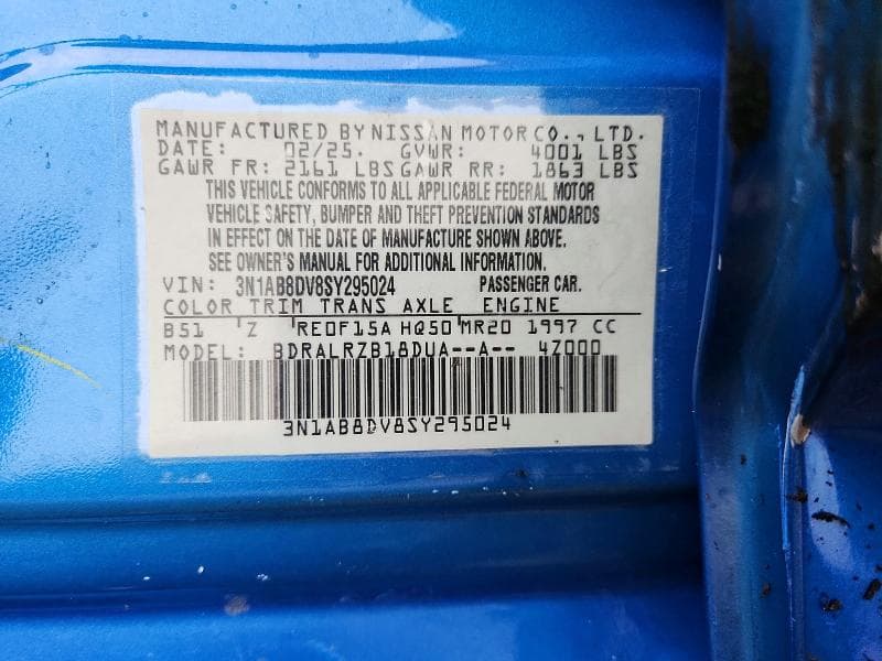 2025 NISSAN SENTRA SR 13