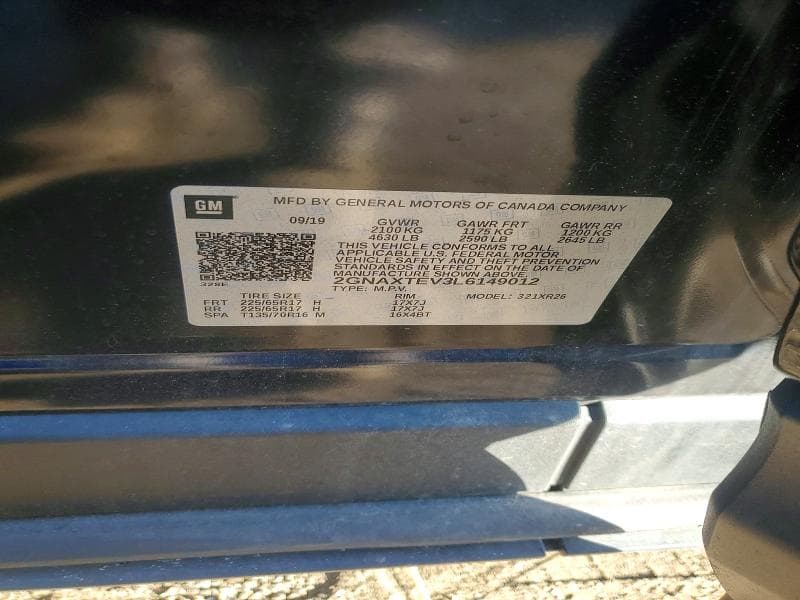 2020 CHEVROLET EQUINOX LT 13