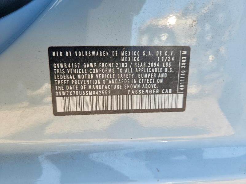 2025 VOLKSWAGEN JETTA SE 12