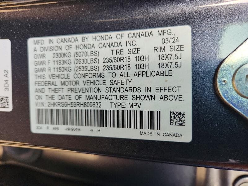 2024 HONDA CR-V SPORT 13