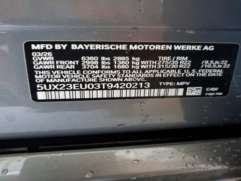 2026 BMW X5 XDRIVE40I 14