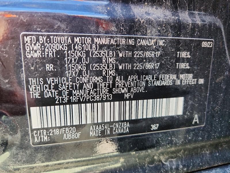 2023 TOYOTA RAV4 LE 13