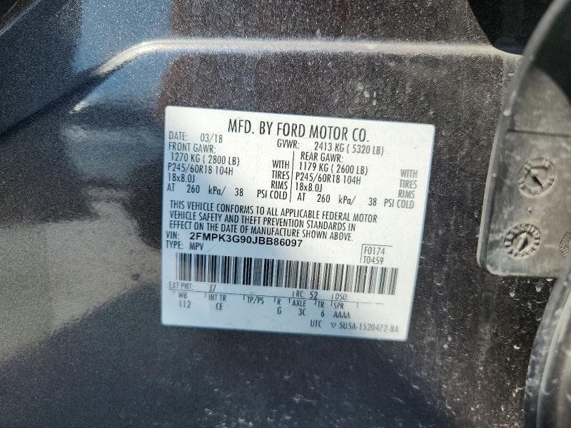 2018 FORD EDGE SE 13