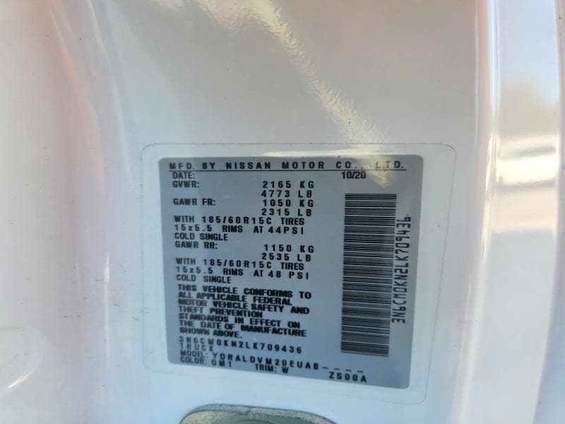 2020 NISSAN NV200 S 12