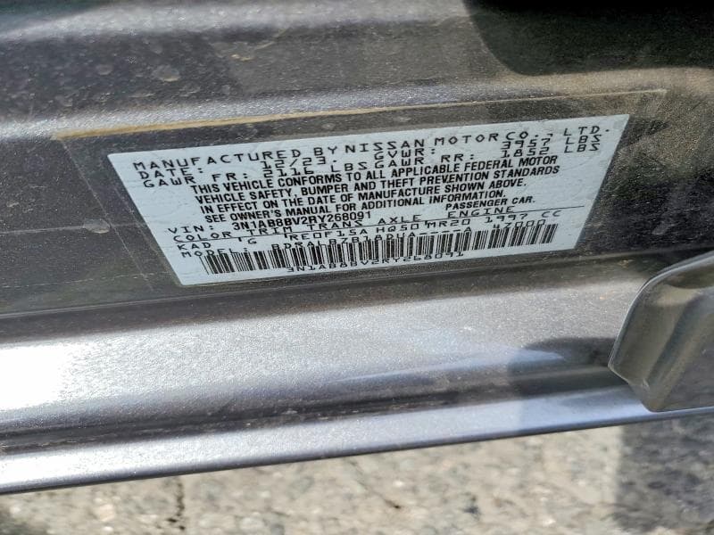 2024 NISSAN SENTRA S 12