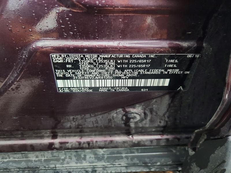 2018 TOYOTA RAV4 LE 13